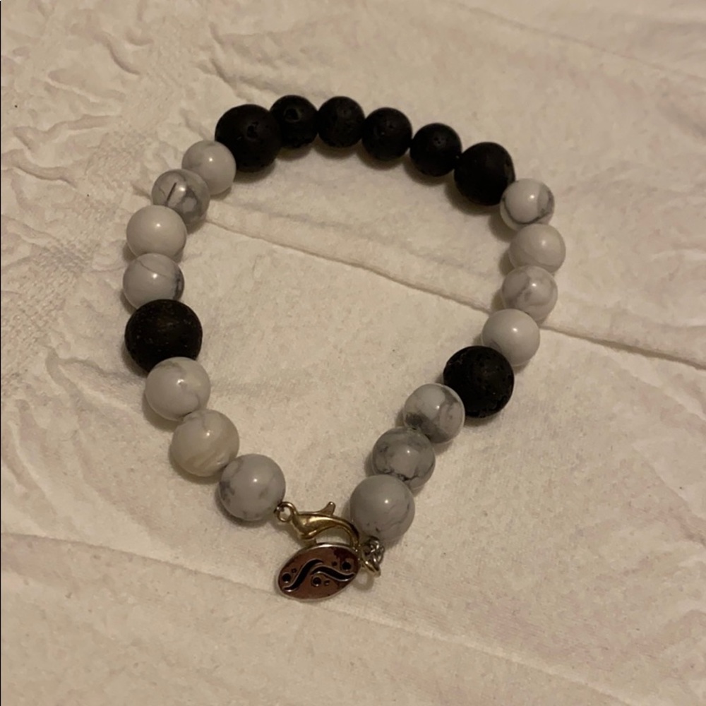 Lava rock bracelet